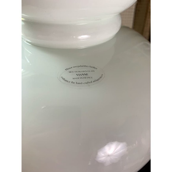 Vintage white milk glass lampshade 7" tall replacement shade - Picture 5 of 10